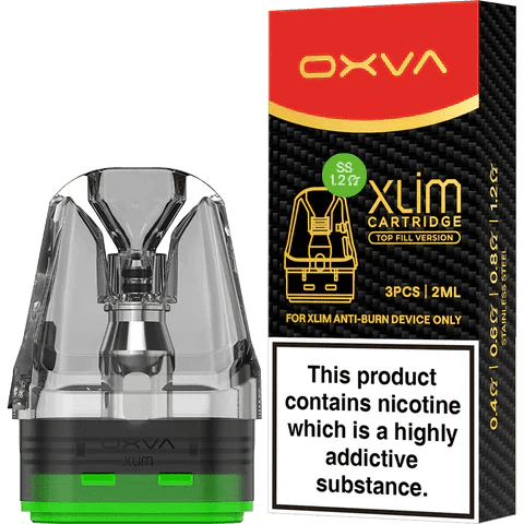 OXVA Xlim SS Replacement Pods (Pack of 3) - Topvapewholesale