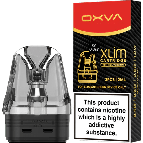 OXVA Xlim SS Replacement Pods (Pack of 3) - Topvapewholesale