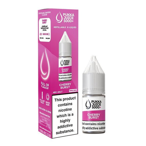 Pukka Juice 5000+ Nic Salts 10ml - Box of 10 - Topvapewholesale