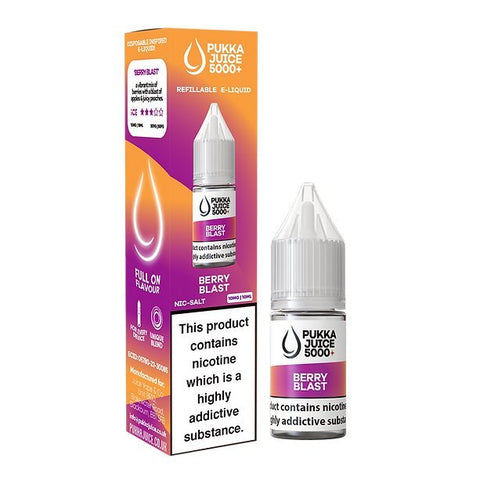 Pukka Juice 5000+ Nic Salts 10ml - Box of 10 - Topvapewholesale
