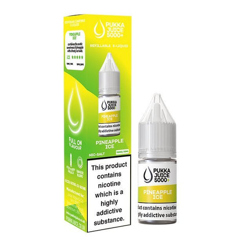 Pukka Juice 5000+ Nic Salts 10ml - Box of 10 - Topvapewholesale