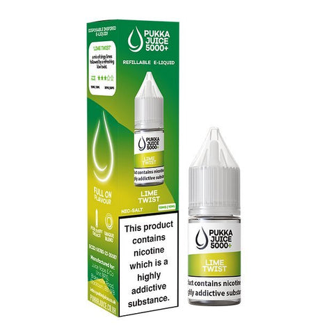 Pukka Juice 5000+ Nic Salts 10ml - Box of 10 - Topvapewholesale