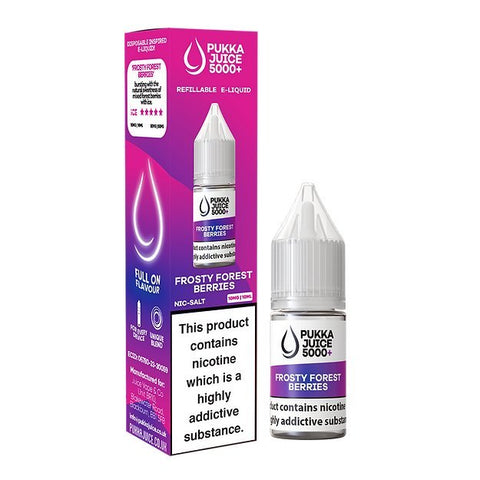 Pukka Juice 5000+ Nic Salts 10ml - Box of 10 - Topvapewholesale