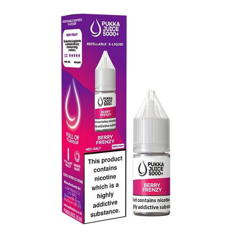 Pukka Juice 5000+ Nic Salts 10ml - Box of 10 - Topvapewholesale