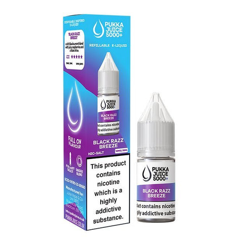 Pukka Juice 5000+ Nic Salts 10ml - Box of 10 - Topvapewholesale