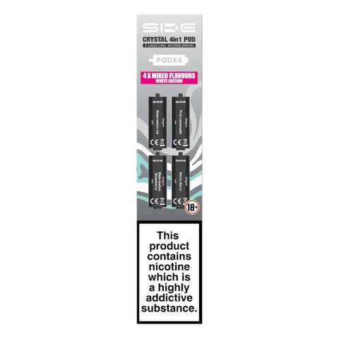 Ske Crystal 4 in 1 Pre Filled Replacement Pods - Box of 10 - Topvapewholesale