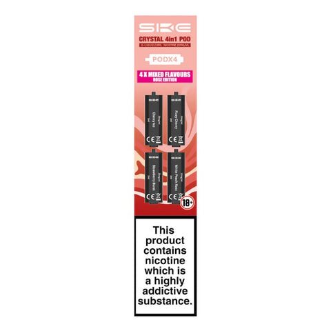 Ske Crystal 4 in 1 Pre Filled Replacement Pods - Box of 10 - Topvapewholesale