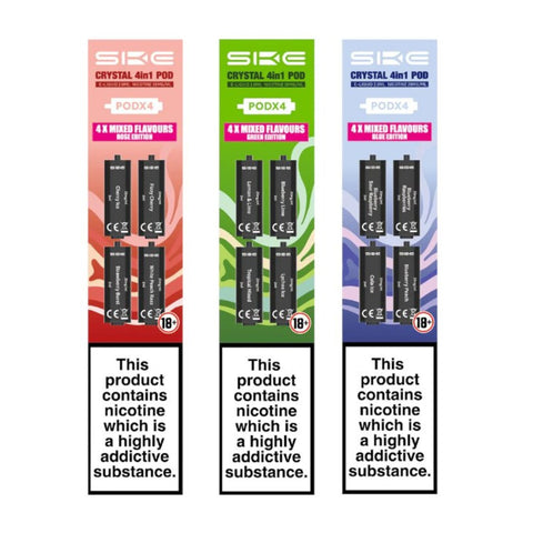 Ske Crystal 4 in 1 Pre Filled Replacement Pods - Box of 10 - Topvapewholesale