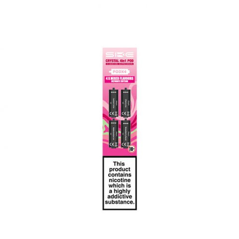 Ske Crystal 4 in 1 Pre Filled Replacement Pods - Box of 10 - Topvapewholesale