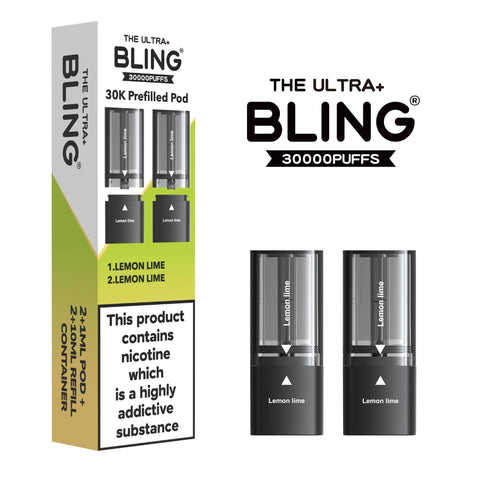 The Bling Ultra Plus 30k Replacement Pods Pack of 5 - Topvapewholesale