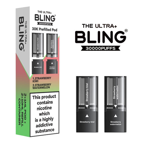 The Bling Ultra Plus 30k Replacement Pods Pack of 5 - Topvapewholesale