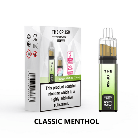 The Crystal Pro CP 15k Prefilled Vape Kit Box of 5 - Topvapewholesale