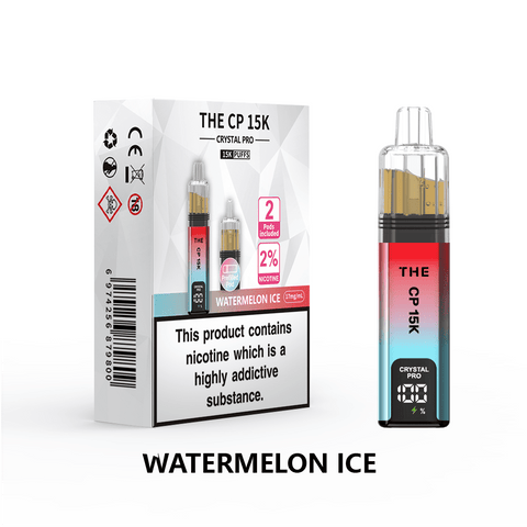 The Crystal Pro CP 15k Prefilled Vape Kit Box of 5 - Topvapewholesale