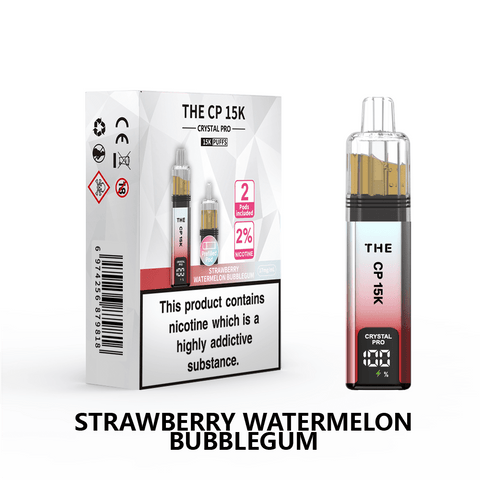 The Crystal Pro CP 15k Prefilled Vape Kit Box of 5 - Topvapewholesale