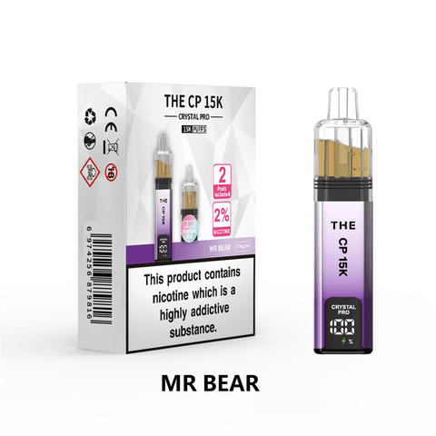 The Crystal Pro CP 15k Prefilled Vape Kit Box of 5 - Topvapewholesale