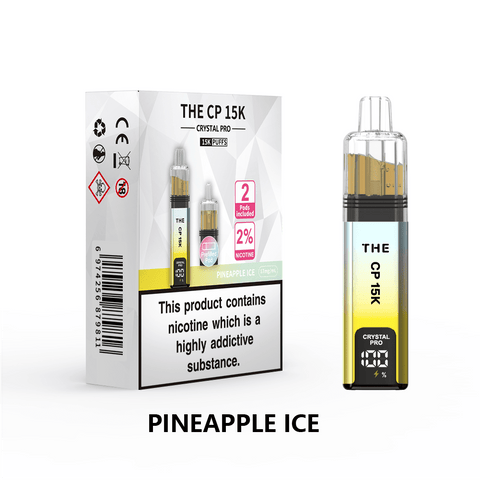 The Crystal Pro CP 15k Prefilled Vape Kit Box of 5 - Topvapewholesale