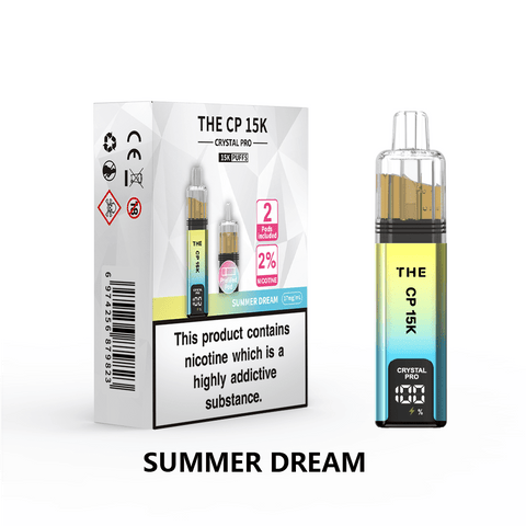 The Crystal Pro CP 15k Prefilled Vape Kit Box of 5 - Topvapewholesale