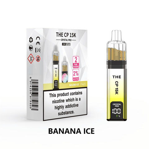 The Crystal Pro CP 15k Prefilled Vape Kit Box of 5 - Topvapewholesale