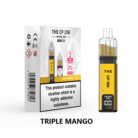 The Crystal Pro CP 15k Prefilled Vape Kit Box of 5 - Topvapewholesale