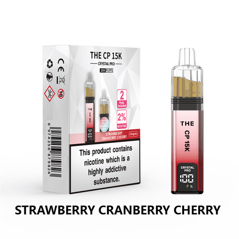 The Crystal Pro CP 15k Prefilled Vape Kit Box of 5 - Topvapewholesale