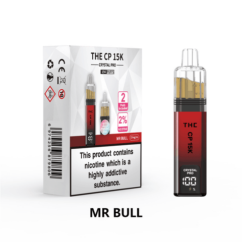 The Crystal Pro CP 15k Prefilled Vape Kit Box of 5 - Topvapewholesale