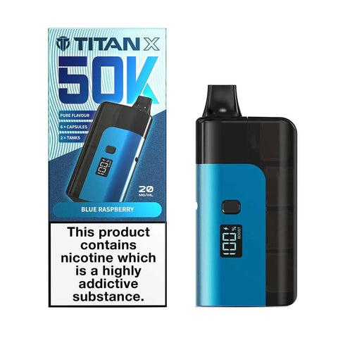 Titan X 50K Prefilled Pod Kit Box of 5 - Topvapewholesale