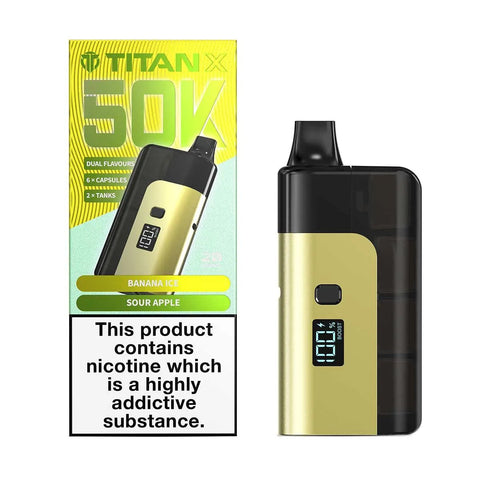 Titan X 50K Prefilled Pod Kit Box of 5 - Topvapewholesale