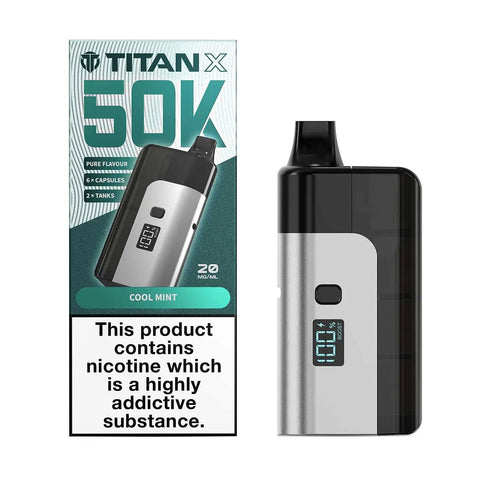 Titan X 50K Prefilled Pod Kit Box of 5 - Topvapewholesale
