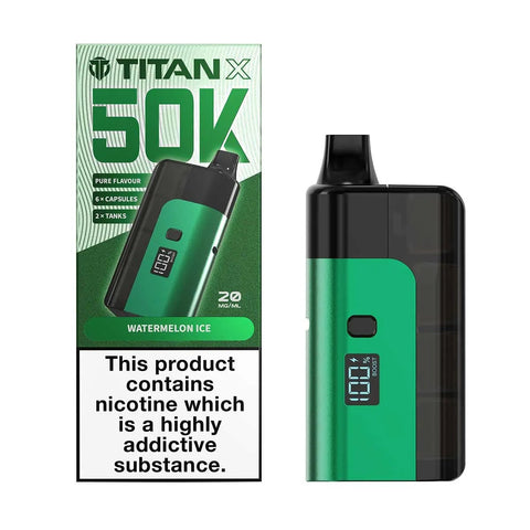 Titan X 50K Prefilled Pod Kit Box of 5 - Topvapewholesale