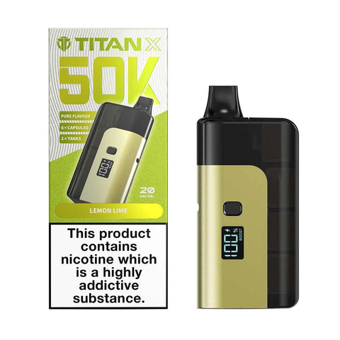 Titan X 50K Prefilled Pod Kit Box of 5 - Topvapewholesale