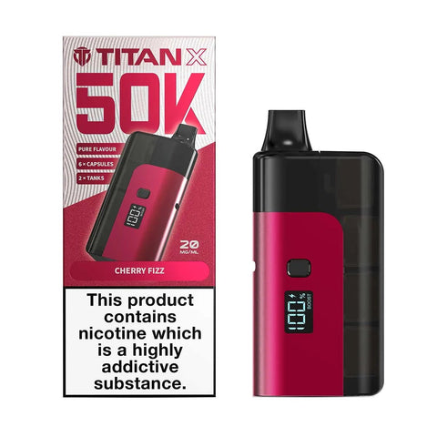 Titan X 50K Prefilled Pod Kit Box of 5 - Topvapewholesale