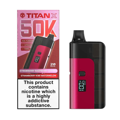 Titan X 50K Prefilled Pod Kit Box of 5 - Topvapewholesale