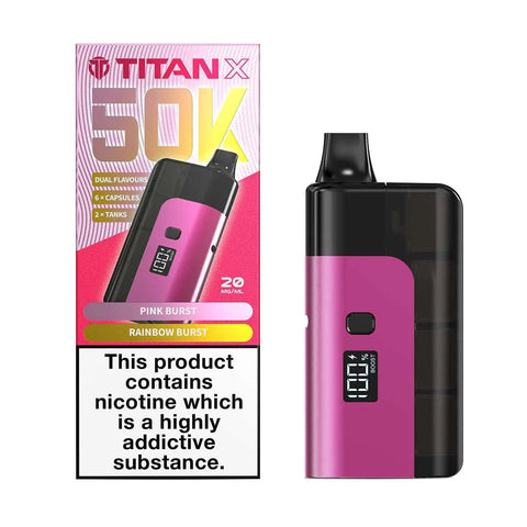 Titan X 50K Prefilled Pod Kit Box of 5 - Topvapewholesale
