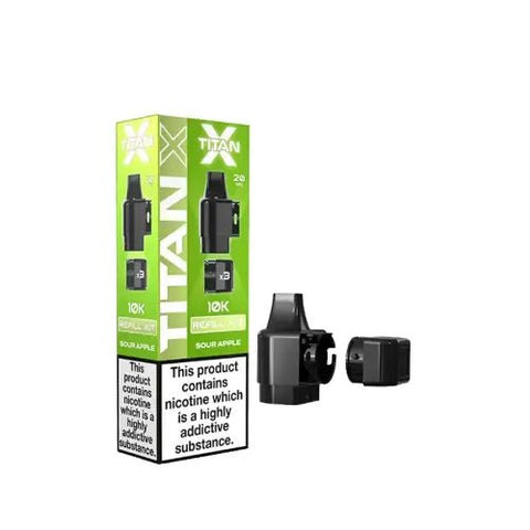 Titan X Replacement Pods Pack of 10 - Topvapewholesale