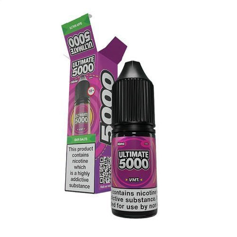 Ultimate Bar 5000 Nic Salts 10ml E - Liquid - Box Of 10 - Topvapewholesale