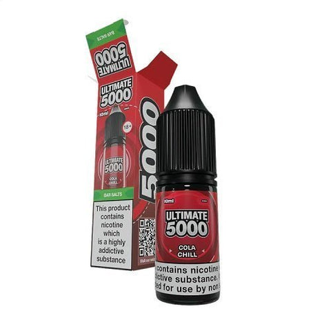 Ultimate Bar 5000 Nic Salts 10ml E - Liquid - Box Of 10 - Topvapewholesale