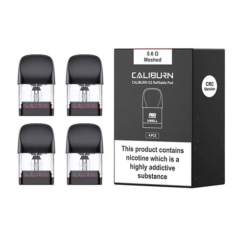 Uwell Caliburn G3 Replacement Pod (Pack of 4) - Topvapewholesale