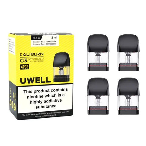 Uwell Caliburn G3 Replacement Pod (Pack of 4) - Topvapewholesale