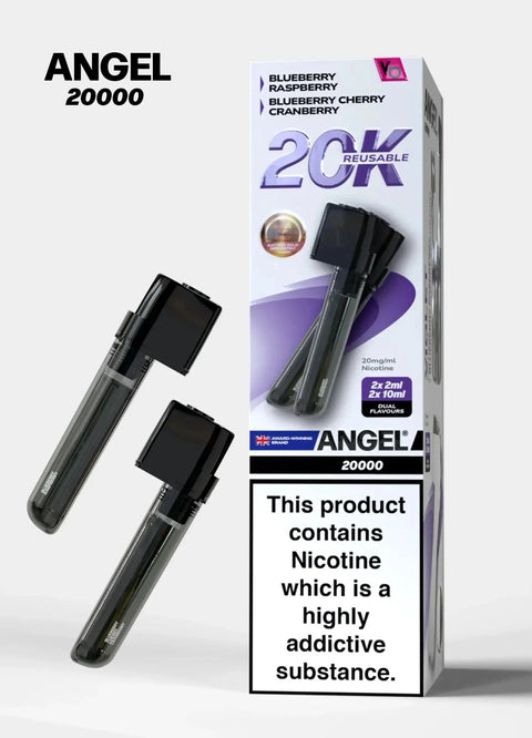 Vapes Bars Angel 20000 Prefilled Pods Box of 5 - Violet Edition - vapeukwholesale