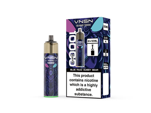 VNSN Quake 10000 Prefilled Pod Vape Box of 5 - Topvapewholesale
