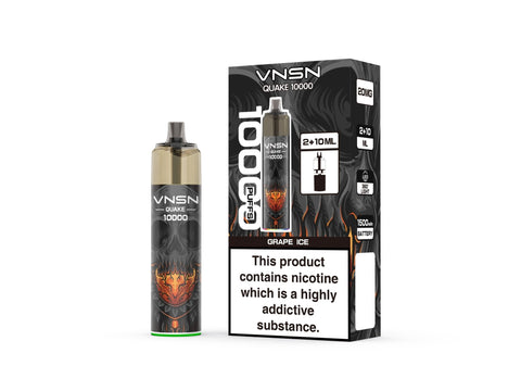 VNSN Quake 10000 Prefilled Pod Vape Box of 5 - Topvapewholesale