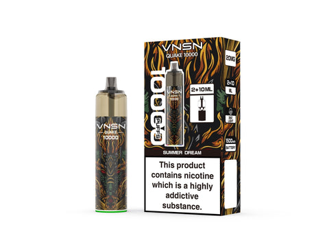 VNSN Quake 10000 Prefilled Pod Vape Box of 5 - Topvapewholesale