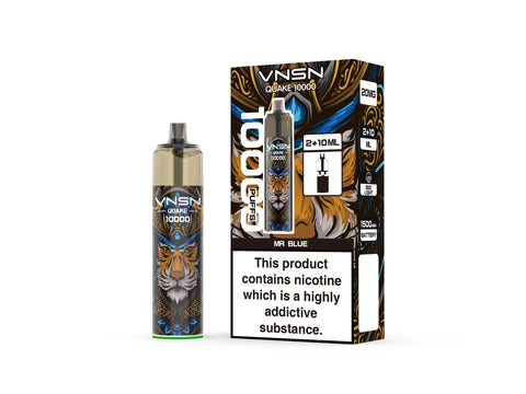 VNSN Quake 10000 Prefilled Pod Vape Box of 5 - Topvapewholesale