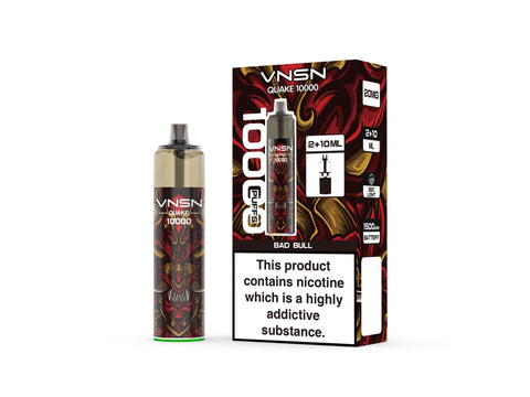 VNSN Quake 10000 Prefilled Pod Vape Box of 5 - Topvapewholesale