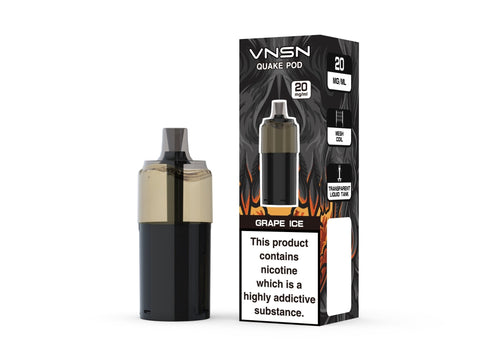 VNSN Quake 10000 Replacement Pods Box of 5 - Topvapewholesale