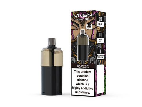 VNSN Quake 10000 Replacement Pods Box of 5 - Topvapewholesale