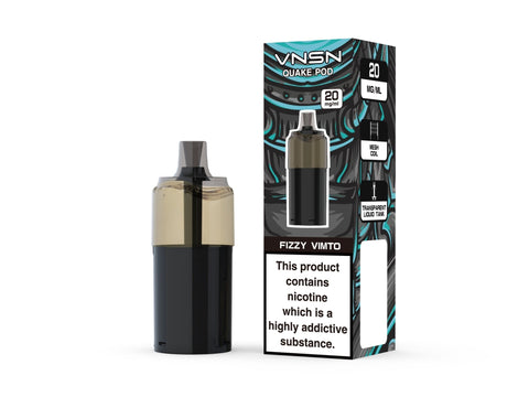 VNSN Quake 10000 Replacement Pods Box of 5 - Topvapewholesale