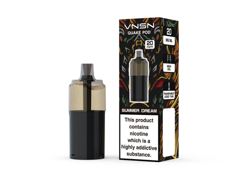 VNSN Quake 10000 Replacement Pods Box of 5 - Topvapewholesale