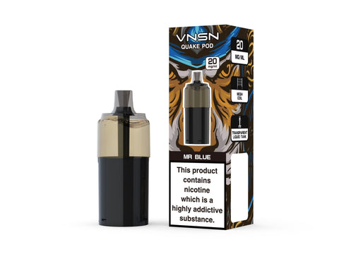 VNSN Quake 10000 Replacement Pods Box of 5 - Topvapewholesale