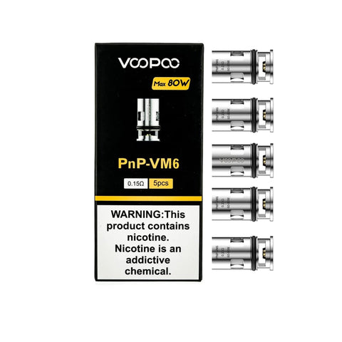 VooPoo PnP Mesh Replacement Coils | 5 Pack - Topvapewholesale
